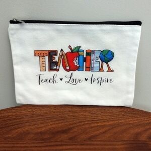 White Makeup/Clutch bag